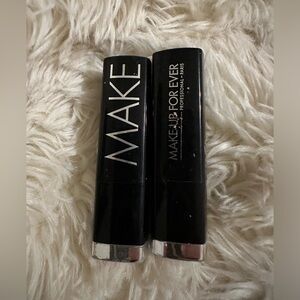 2 makeup forever lipsticks in shades N8 and N19.